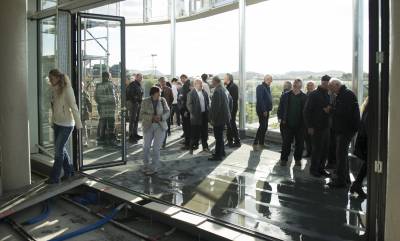 Ausblick auf die Dachterrasse