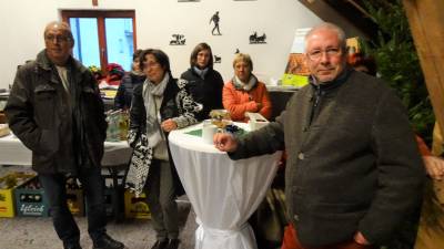 Stadträtin Regina Köder und CDU-Ortvorsitzender in Unterkochen Anton Funk