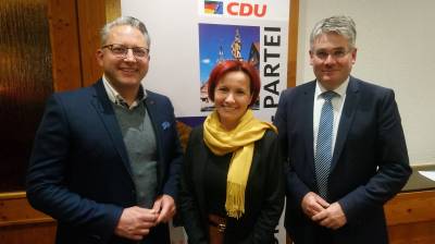Thomas Wagenblast, Nadine Patzelt und Winfried Mack